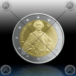 2 EVRO MONAKO 2020 (Prince Honoré III) PP/PROOF